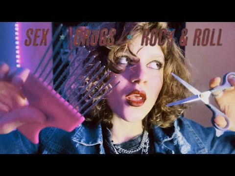 ASMR 80s✨Cabeleireira fazendo seu novo corte de cabelo