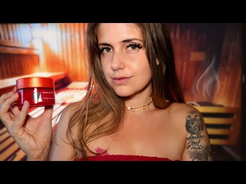 ASMR Hot Sauna für dich 🔥 Massage, personal attention, washing you | Massage Roleplay deutsch/german