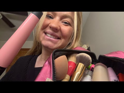 Friend does your hair & makeup for a date 🤩