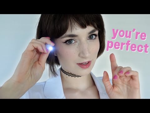Obsessed with your face! Measuring + exam 😈 ASMR