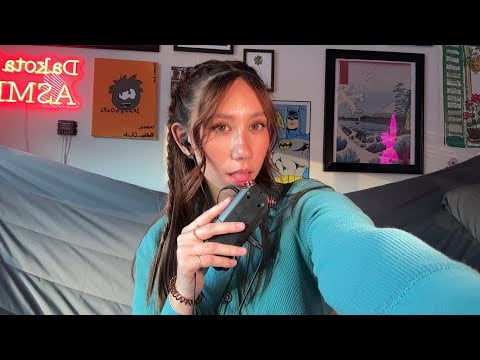 ASMR | Intense Tascam Mouth Sounds and Mic Touching (on my hammock!!)