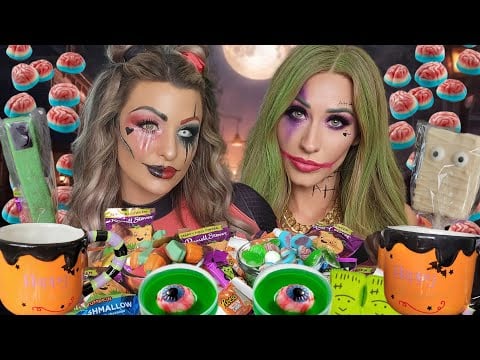 ASMR | Halloween Candy 2024 *Mukbang* w/ My Best Friend!! 🃏🍭🍫