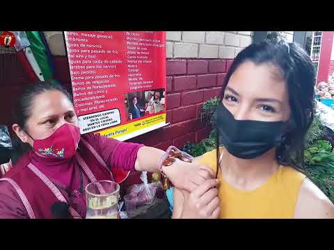 MARTHA ♥ PANGOL / DANIELA, OLD SCHOOL MARKET LIMPIA (Feria Libre Cuenca), SPIRITUAL CLEANSING, ASMR