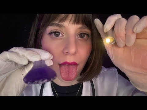 ASMR | Exame dos nervos cranianos (voz suave)