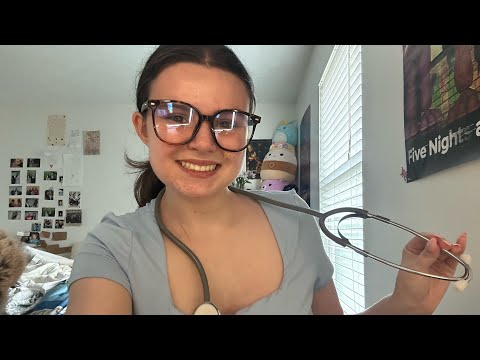 ASMR doctor check-up (you’re sick) 🤒🤕😷