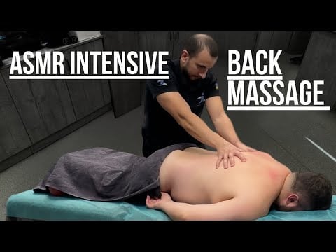ASMR super intensive DEEP BACK MASSAGE | Real Person | MAX ASMR MASSAGE