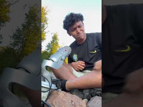 ASMR IN THE ROCKS BUT THE MOSQUITOES DEVOURED ME UNTIL THE END OF ASMR #asmr #visualtingle