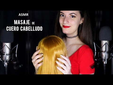 ASMR MASAJE DE CUERO CABELLUDO y CEPILLADO para DORMIR. |EL ASMR Español