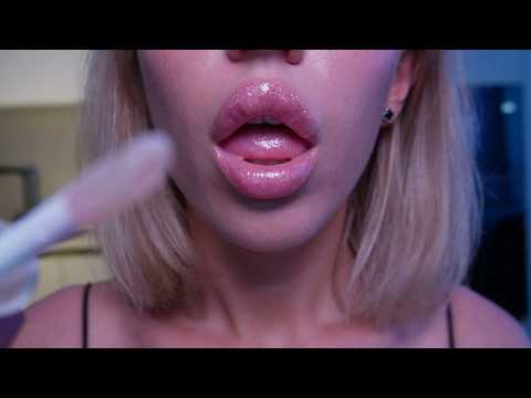 ASMR  Mouth Sounds Painting 🎨 Super Close & Tingly (No Talking)
