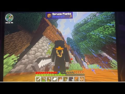 Late Night Minecraft Gameplay ASMR-Modded #1