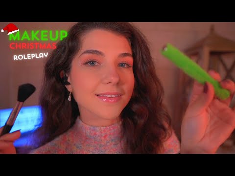 ASMR Te MAQUILLO para NAVIDAD 💄🎄 - Roleplay en Español | Lonixy ASMR