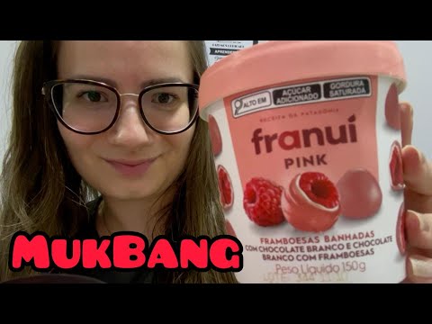 ASMR COMENDO FRUTA CONGELADA #mukbang #franui