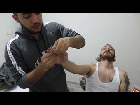 ASMR TURKİSH BARBER MASSAGE HEAD NECK BACK AMR EAR FACE MASSAGE