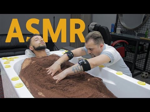 ASMR | Volcanic Sand Massage For a Warm Sleep (Bathtub Massage)