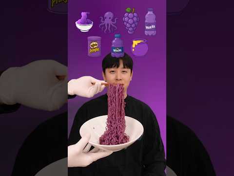 Random Purple food MUKBANG😈 #shorts