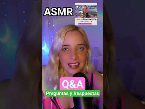 ASMR Q&A ¿CÓMO DESCRIBRÍ EL ASMR? 🙂 #asmr #asmrq&a #asmrespañol