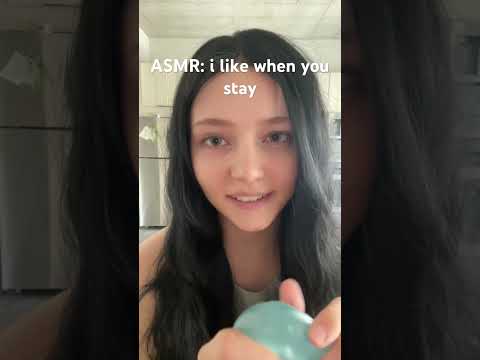 i like when you stay 🤍#asmr #girlfriendasmr #whisper #tingles #cozyasmr