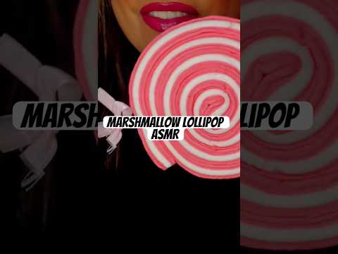 Fluffy marshmallow lollipop #asmr #candy #fallintoshorts #foodshorts