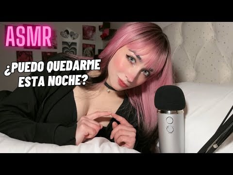 Me quedo contigo esta noche 🖤 | ASMR Gótica fastidiosa