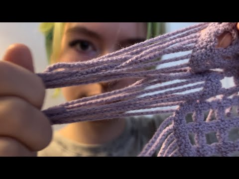 ASMR (attempt at) FAST & AGGRESSIVE fabric scratching! chatty soft spoken | 2nd asmr video:)