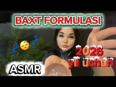 ASMR/ Qo’l harakatlari/ Yangi yilga dasturlash/ SALBIY FIKRlardan voz keching