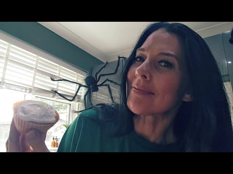 ASMR- Making/Baking Pumpkin Bars 🎃🤤