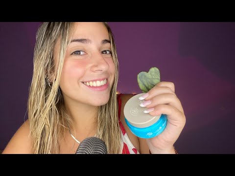 ASMR MI RUTINA PARA TENER UNA PIEL SANA Y BRILLOSA🤗♥️