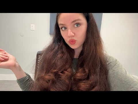 ASMR Hair Care ❤️ | Hair Growth Update, Hair Care, Calm at Work 🦊❤️