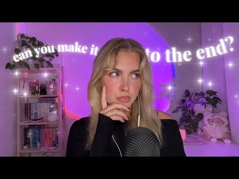 ASMR elimination game | don't say the same as me | trivia questions for sleep