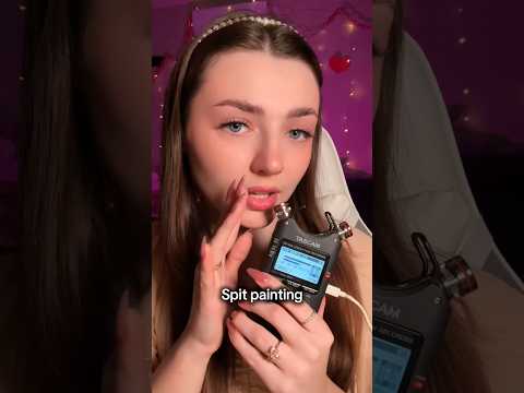 Spit painting #asmr #asmrsounds #asmrrelax #asmrsleep #relax #tingles #asmrvideo #relaxingvideos