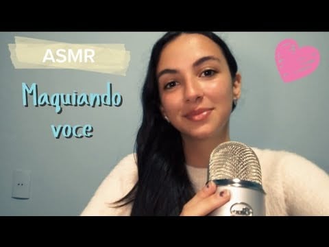 💋ASMR sua amiga maquia você ✨ SUSSURROS INTENSOS, SONS DE BOCA E GATILHO VISUAL💤