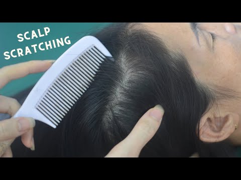 ASMR Hair Parting, Hair Combing With Heavy Breathing, Snoring Sounds For Anxiety Relief