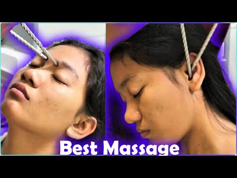 Hair Brushing and Chopsticks Head Massage | ASMR Relaxing