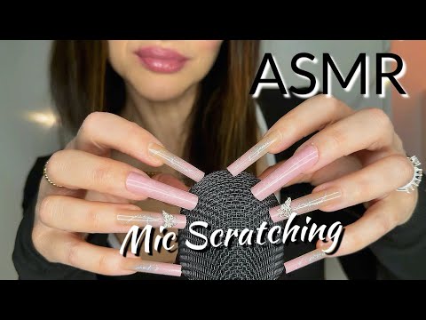 ASMR Slow MiC SCRATCHING for Tingles & Sleep with XXL Nails 🫠 (No Talking)