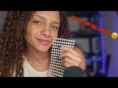 ASMR • Conversando e desabafando com vocês + pedrinhas no mic 💓 #asmr #relax 