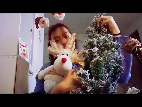 Asmr casero armando nuestro arbolito de navidad 🎄✨
