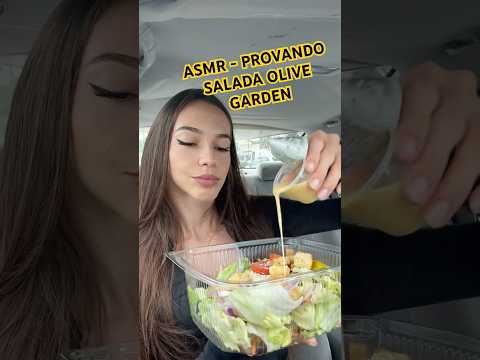 Part 4 - ASMR / PROVANDO SALADA. FAMOSA DO OLIVE GARDEN #muckbangs