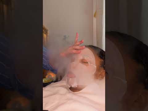 ASMR Skincare, Facial, Head Massage Pampering🩷 #asmr #asmrtingles #asmrrealperson #asmrpersonalcare