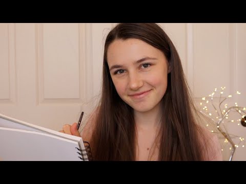 ASMR Sketching Your Face! ♡ Drawing You