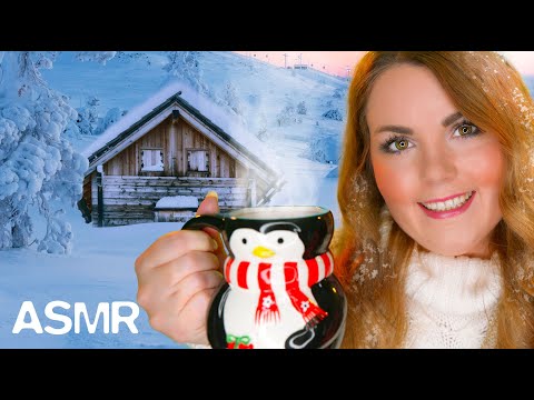 ASMR Hüttenzauber: Kuschliger Abend vorm Kamin nach einem Tag im Schnee