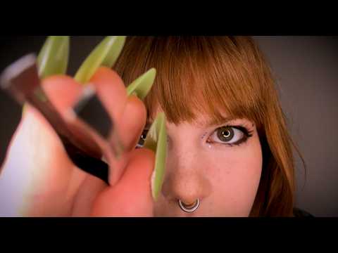 ASMR there is something on your face...