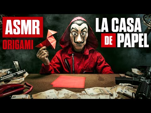 ASMR Money Heist 🏦The ORIGAMI of Professor