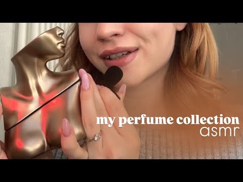My Perfume Collection ASMR | Whispering. Tapping. Inaudible. Lo-Fi. Mouth sounds. Personal attention