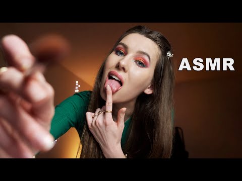 Fast & Aggressive Mouth Sounds ASMR ( wet/dry ) Cupped Mouth Sounds, Hand Sounds, Spit Painting