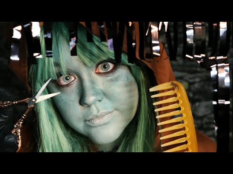 ASMR Haircut with a Goblin! Monster Hair Salon (Hairdresser Personal Attention  Roleplay)