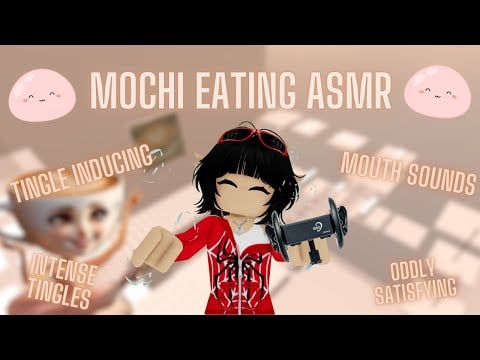 ROBLOX ASMR  🍡eating mochi for my birthday🍡