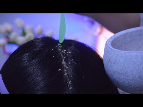 Ancient Herbal Scalp Therapy ASMR No Talking 😴