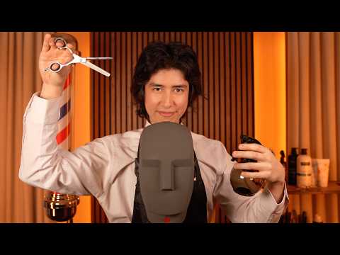 [ASMR] The Perfect Haircut Doesn't Exis...😴💈
