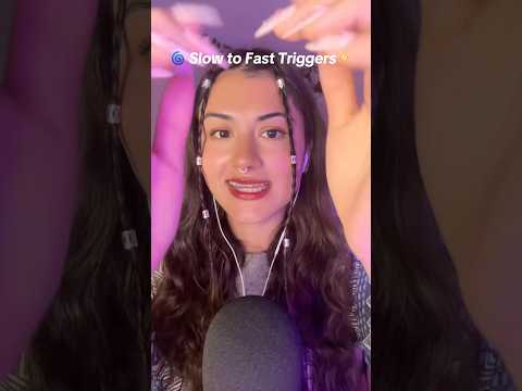 slow or fast? I love both 👀 #asmr