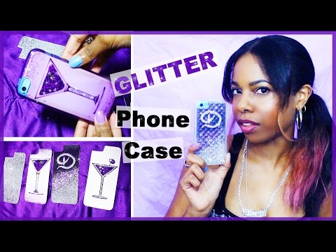 Custom Glitter iPhone Case Designs (DIY) ♥